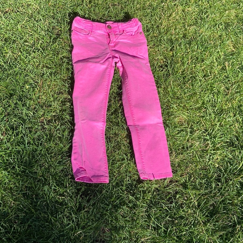 Girls pink jeans